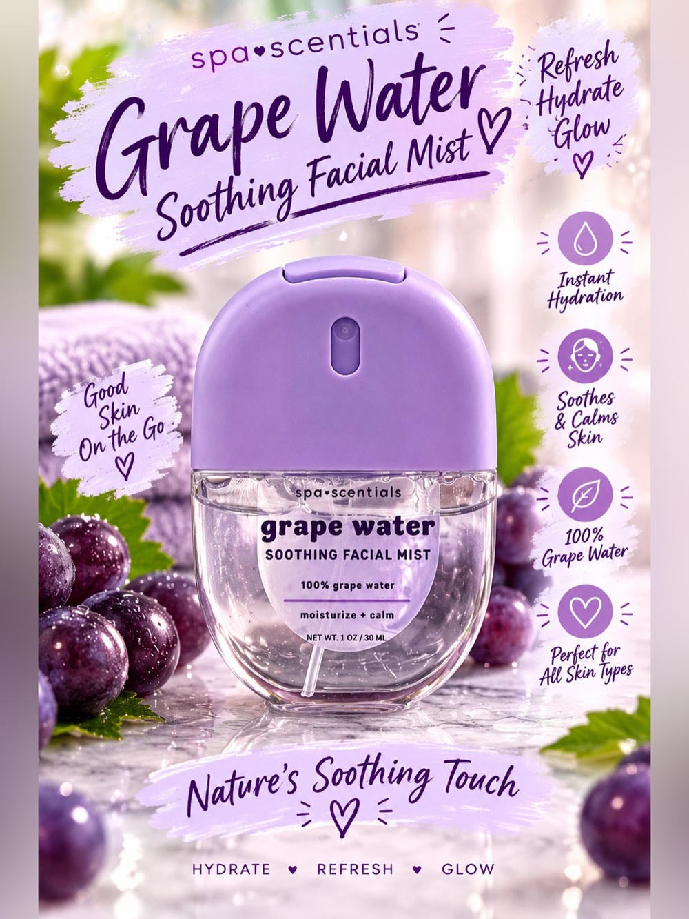 ✨ NEW ✨ Grape Water Soothing Facial Mist ✨